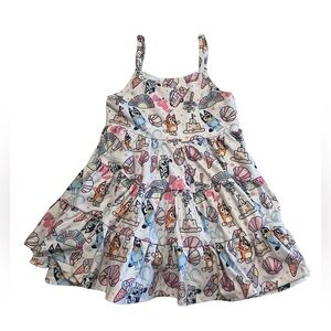 EUC Foxtail Lilies Bluey Dress Size 2T